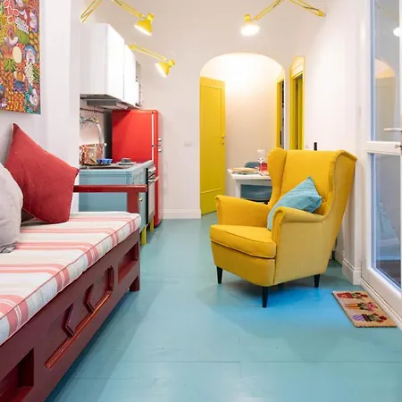 شقة Trastevere Colorful With Terrace! *